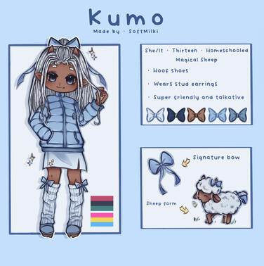 simple chibi ref sheet